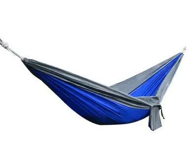 Портативный гамак с парашютом для одного человека, качающийся в помещении, на открытом воздухе, для отдыха, кемпинга, подвесная кровать, для сада, hamak, спальная, hamac, hamaca, 230*90 см - Цвет: blue