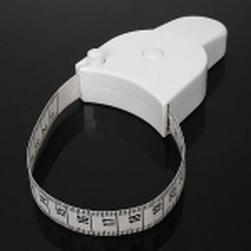 

150cm/60 Inch Fitness Accurate Fitness Caliper Body Waist Chest Arms Legs Measuring Tape Retractable Ruler Measure 90x55x20mm