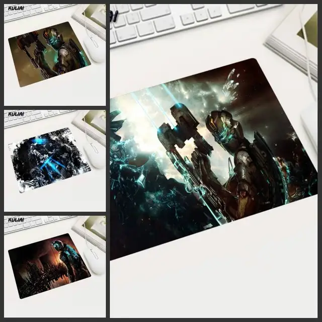 Best Price KULIAI Hot Dead Space Video Rectangle Rubber Mouse Pad Gamer Game Gaming Laptop 18X22cm20X25cm25X29cm Washable PC MousePad Mats