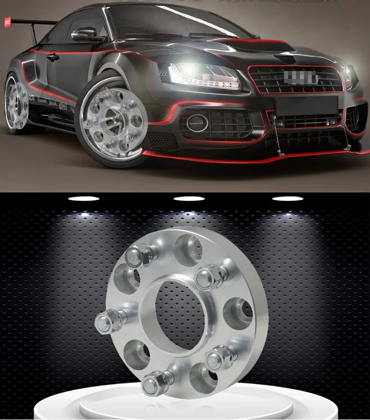 4 шт. " колесные прокладки Адаптеры 5 Луг 5x4,4"/5x112-14x1.5 шпильки для Audi TT 2006