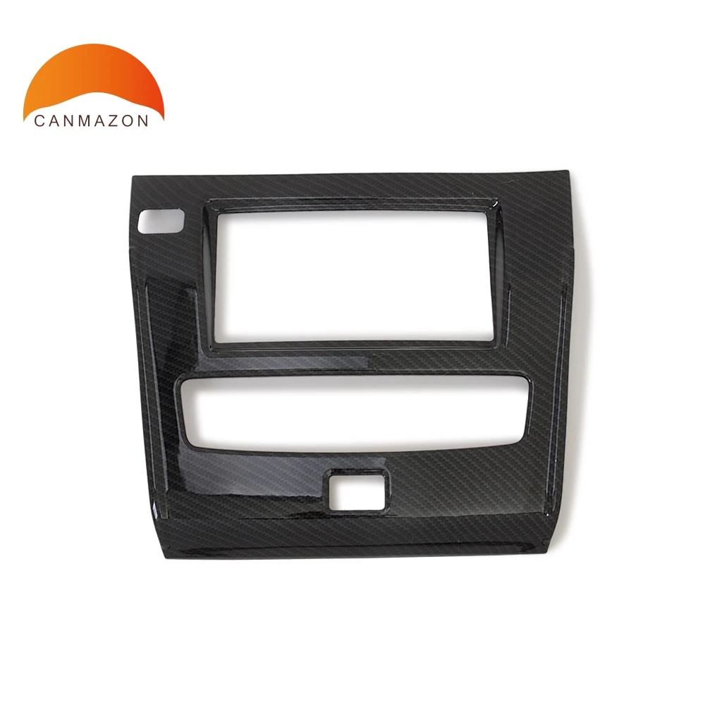 

For Nissan Armada Patrol Royale QX56 QX80 Y62 2016-2018 Center Console Control Panel Navigation Screen Panel Frame Cover Trim