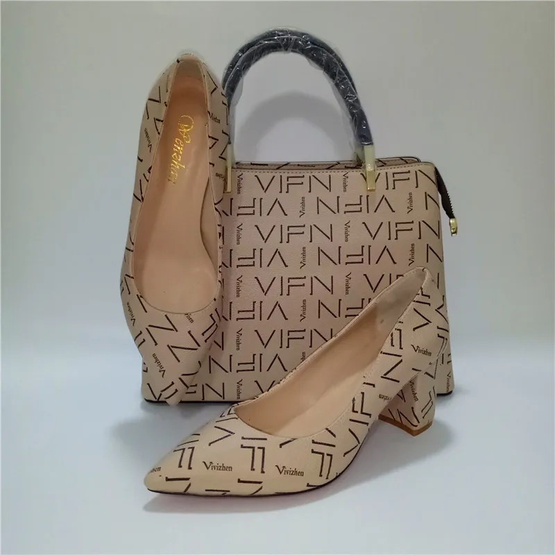 WENZHAN 2019Top Quality Soft Shoes Customed Heel Office Lady Shoes Match Well Fashion Medium Handbag Sets Factory Direct A93-8 WENZHAN 2019Top Quality Soft Shoes Customed Heel Office Lady Shoes Match Well Fashion Medium Handbag Sets Factory Direct A93-8