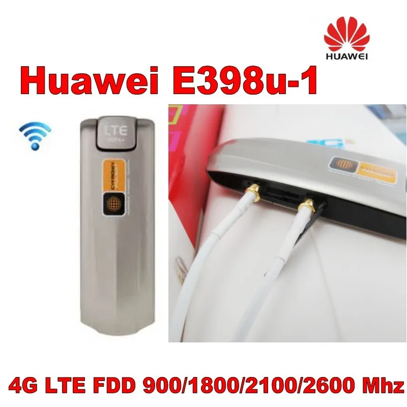 Оригинальный разблокированный Модем Huawei E398 100 Мбит/с 4G sim карта модема антенна