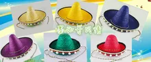 56-58cm Hawaii Customs Mexico Hat Make Up Party Cap New Arrival Mexico Hat Straw Woven Mexico Show Sun Cap B-5135 midnight in mexico