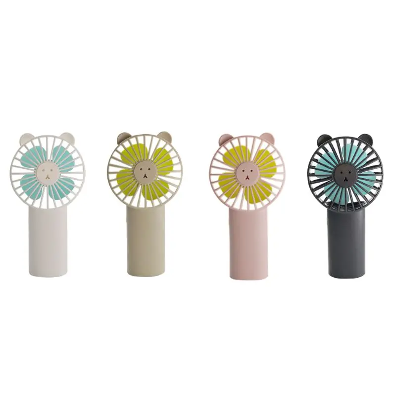 

Bear Portable Handheld USB Rechargeable Handy Fan Cooler Portable 3 Speed Adjustable Mini Desktop Cooling Fan for Child Outdoor