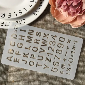 

New A6 Alphabet Letters S21 DIY Craft Layering Stencils Wall Painting Scrapbooking Stamping Embossing Album Paper Card Template