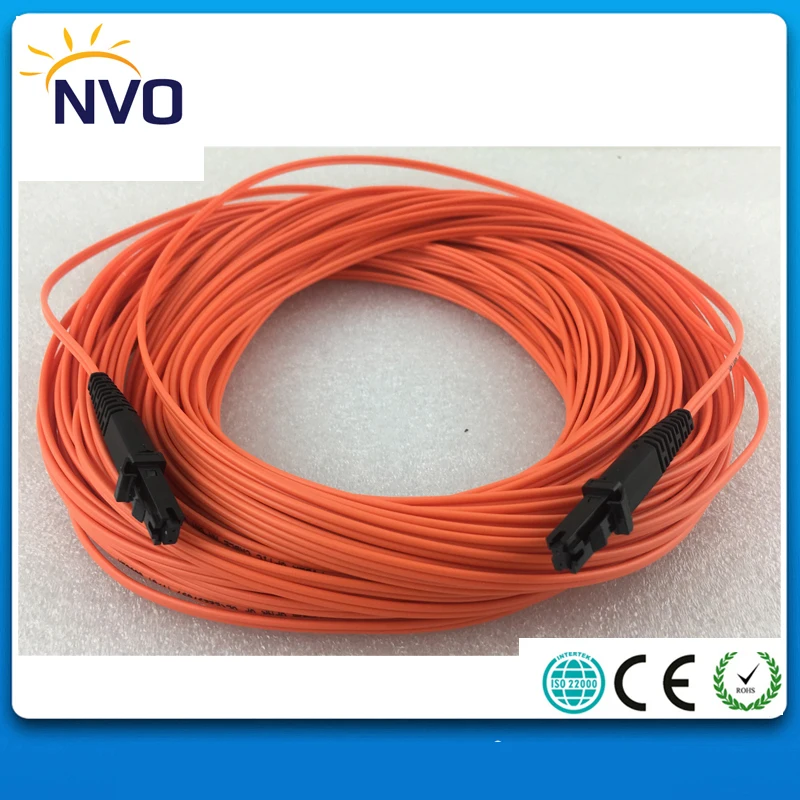 

5Pcs/Lot,MM(62.5/125),Duplex,40M,1.8mm,PVC Jacket,MTRJ-MTRJ Fiber Optic Patch Cord/Fiber Jumper
