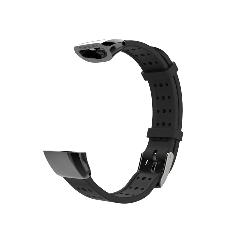 Ремешок на запястье для huawei Honor Band 3, Смарт-часы, Пряжка из нержавеющей стали, напульсники, браслет для huawei Sport Band 2 Pro B19 B29 - Цвет: Black