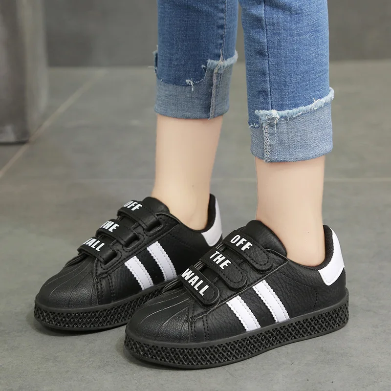 2018 Flat Shoes Spring Autumn Kids Shoes For Girl Children Canvas Shoes Boys Candy Color Kids Sports Casual Shoes  