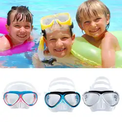 Детская маска для подводного плавания силиконовая дыхательная трубка безопасные практичные наборы и маски для дайвинга дети
