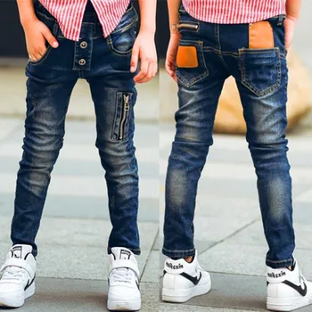 

Children zipper jeans, boys pants fit for spring baby boys jeans children trousers Suitable: 3 4 5 6 7 8 9 10 11 12 13 14 years
