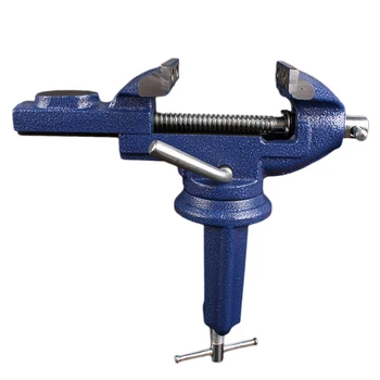 

55mm opening 360 degrees rotation table vise universal bench vise Universal Rotary Vise Cast Iron Anvil Heavy Worktable