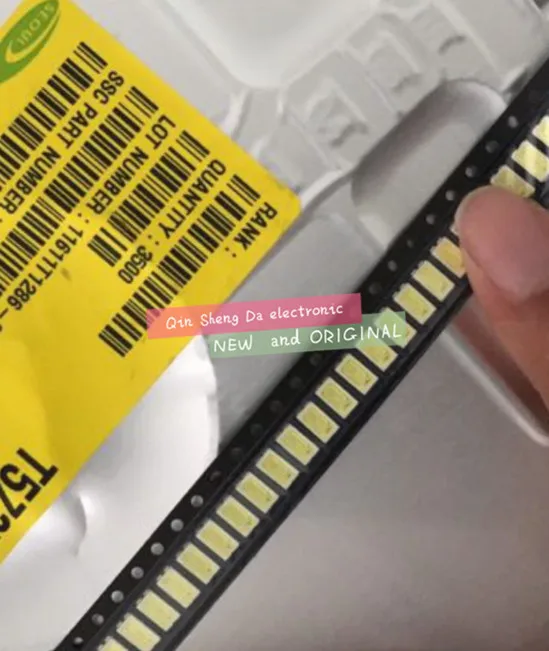 500 шт. для Сеульского 5630 SMD LED подсветка 5730 0 5 Вт 3В PLCC-4 холодный белый ЖК Подсветка