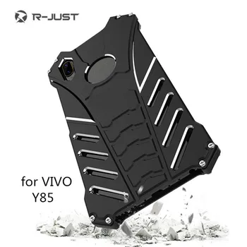 

R-JUST Protect Phone case for VIVO Y85 Metal Aluminum Shockproof Dropproof Cover for vivo y85 Armor anti-knock case