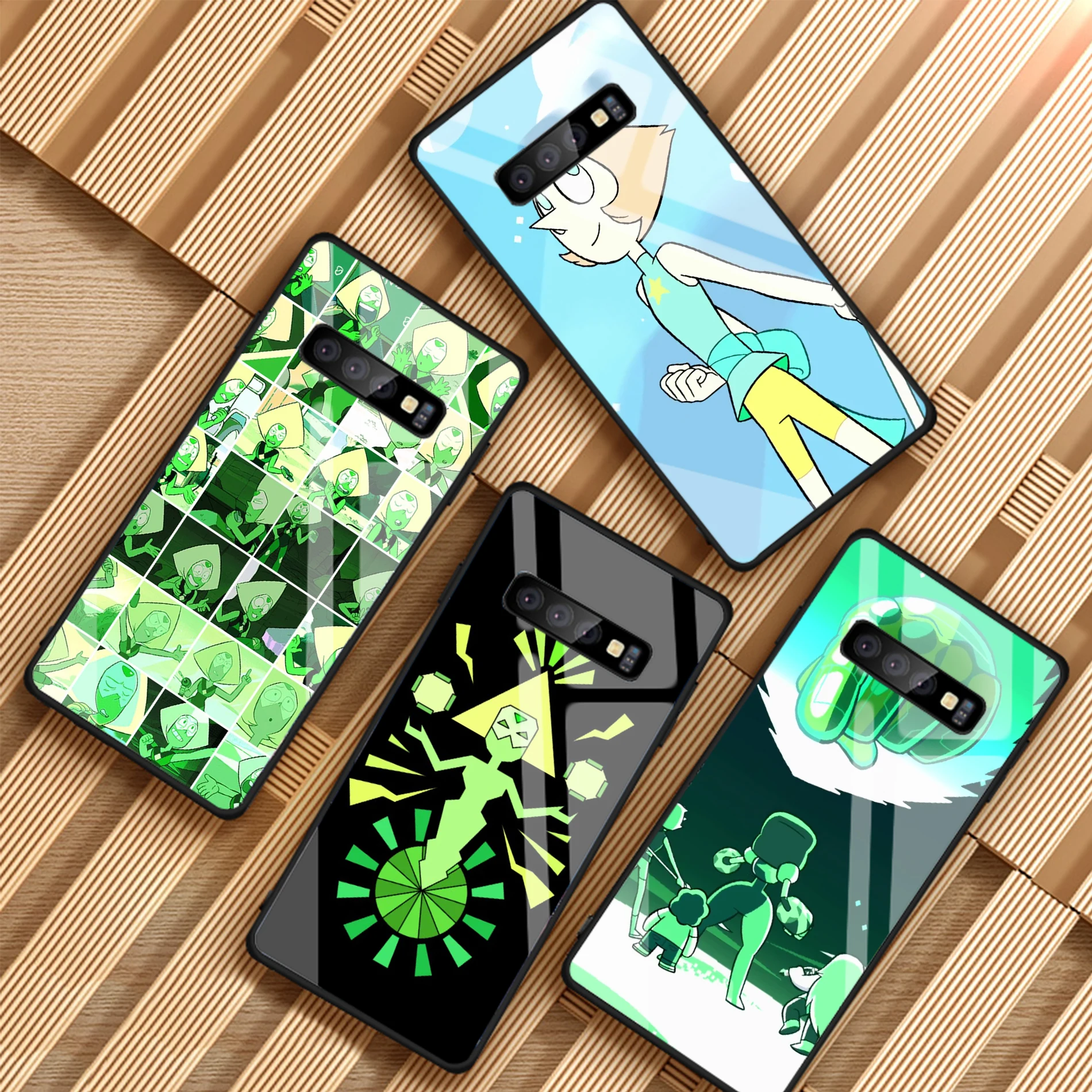 Чехол для телефона из закаленного стекла STEVEN UNIVERSE PERIDOT Samsung Galaxy S8 S9 S10 PLUS A6 A6S A8 A8S J6 J8