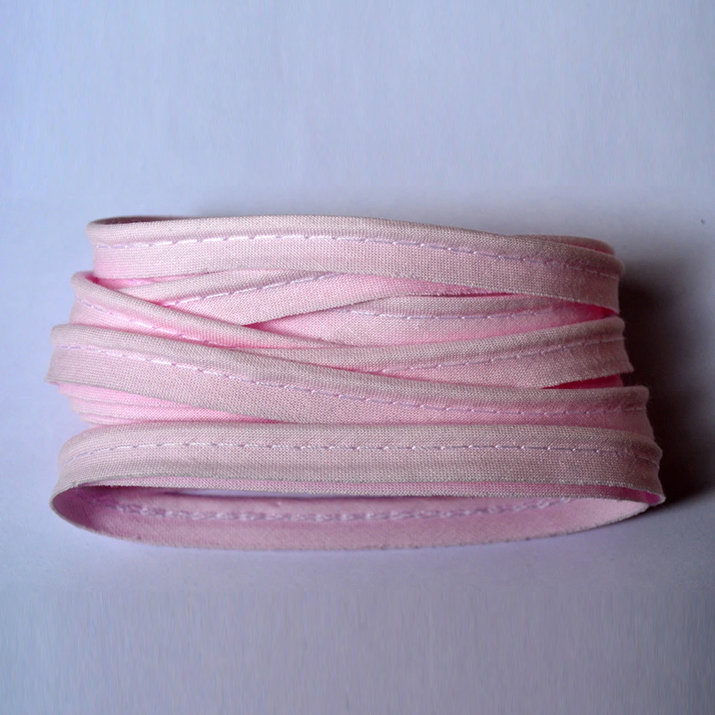 

1.2cmx5m Bias Tape Trim Sewing Insertion Polyester Strip Textile Piping Rope DIY Supplies Upholstery Flanged