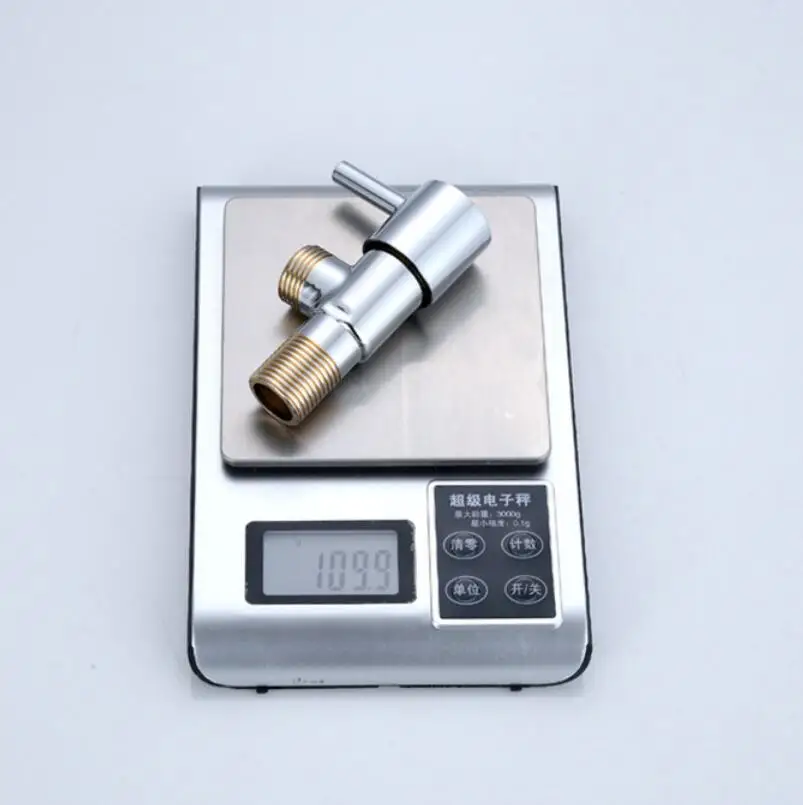 Латунный угловой вентиль G1/2*1/2 водонагреватель впускной клапан для унитаза водозапорный кран угловой клапан