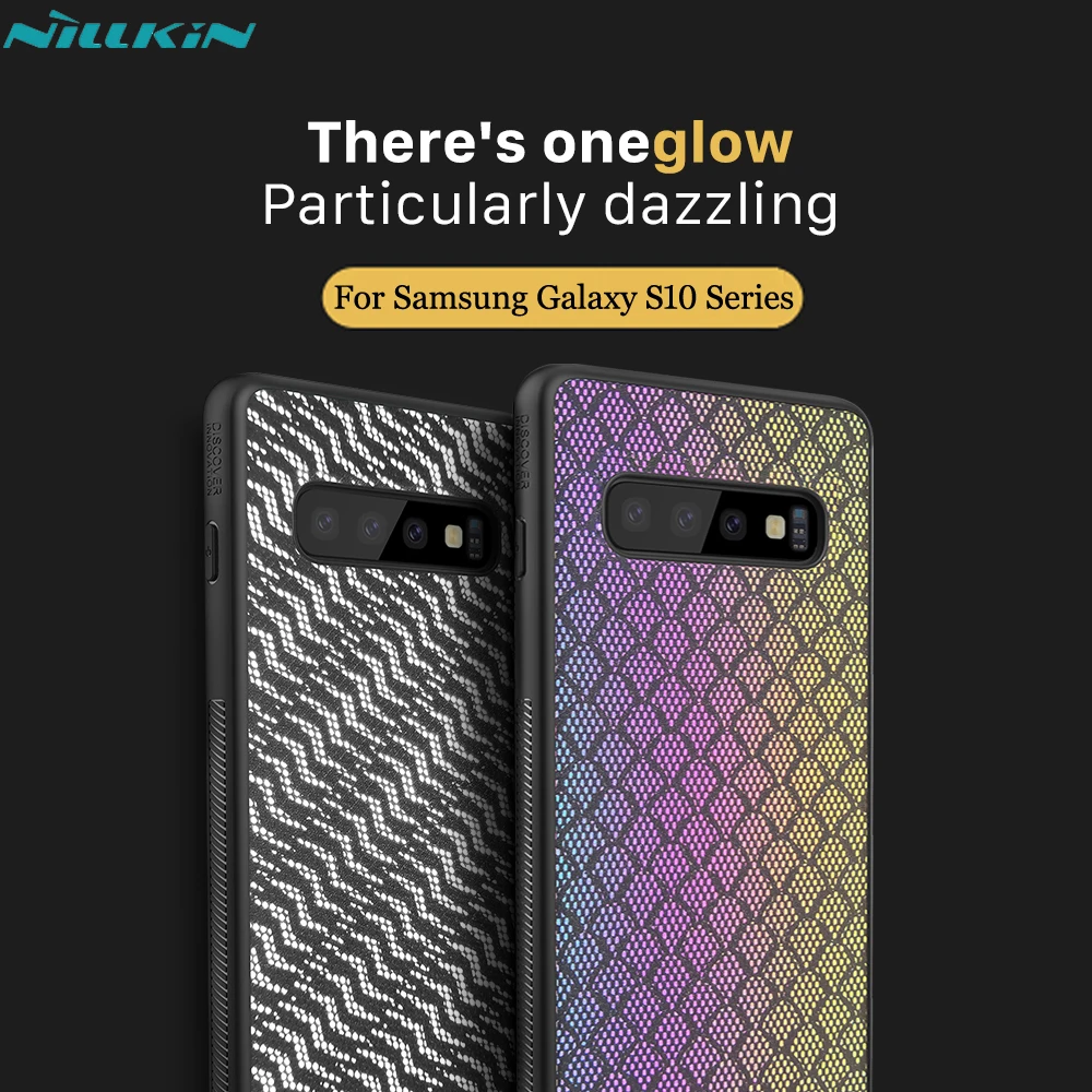 

Nillkin Reflective Series Woven Polyester Mesh 3D Veins Case For Samsung Galaxy S10 / S10 Plus Cover / S10e Non Slip Ultra Thin