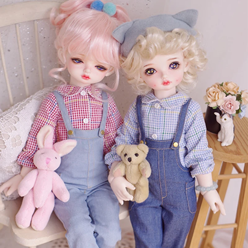 

1Set Shirt+Pant Doll Accessories MSD BJD Doll Outfits Clothes For BJD Dolls 1/4