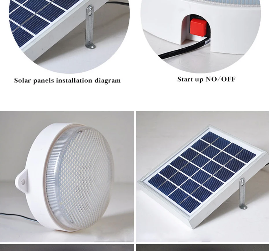 Solar conduziu a lâmpada de luz da