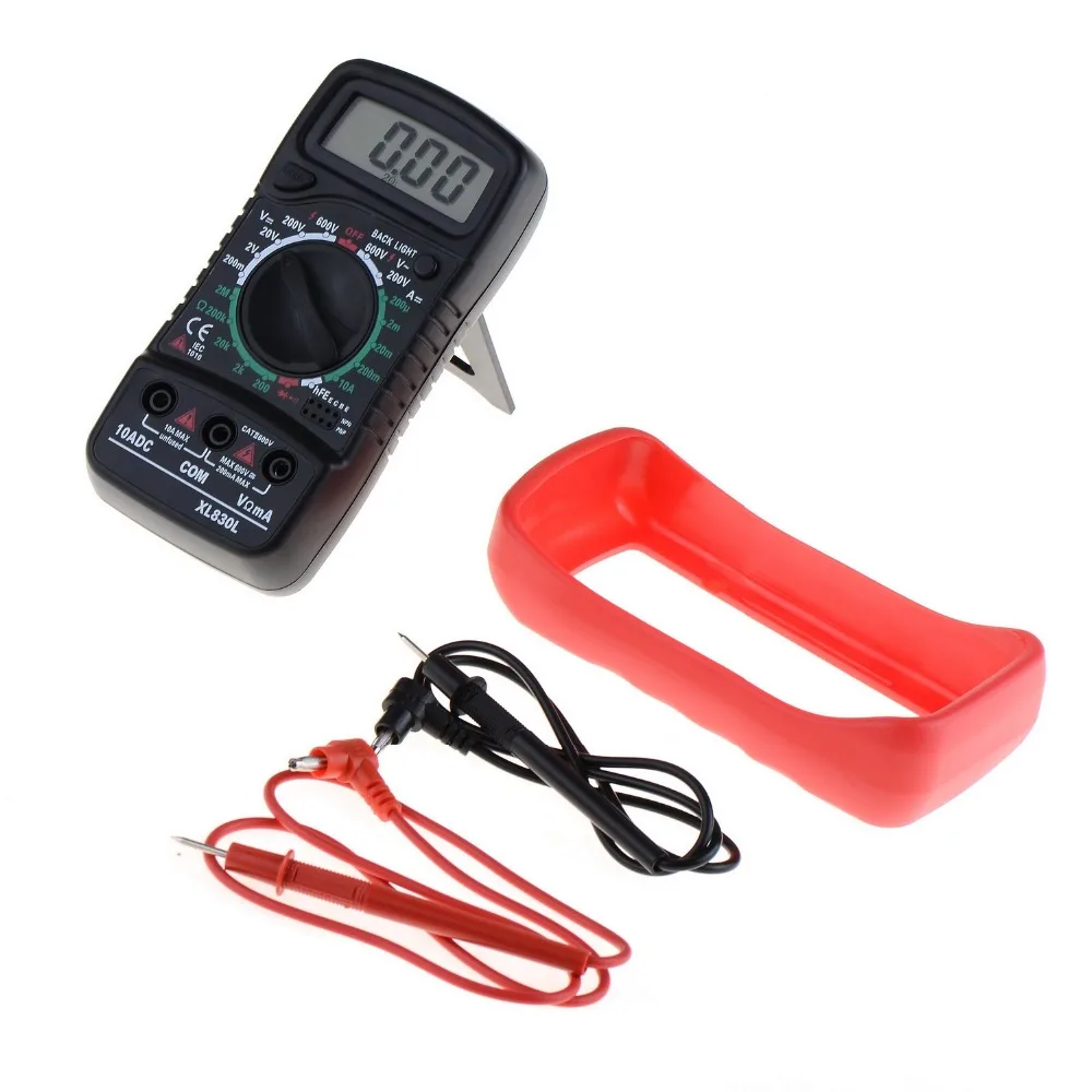 

1 PC XL830L LCD Digital Multimeter Current Voltage Resistance Transistor hFE Multimetro multitester medidor dijital multimetre