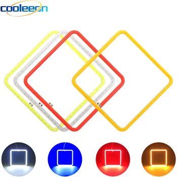 9V 12V 96Mm Suqare Cob Led Gloeilamp Wit Blauw Rood Oranje Kleur DC12V Decoratieve Lamp Voor auto Lichten Huis Kamer Decor Verlichting