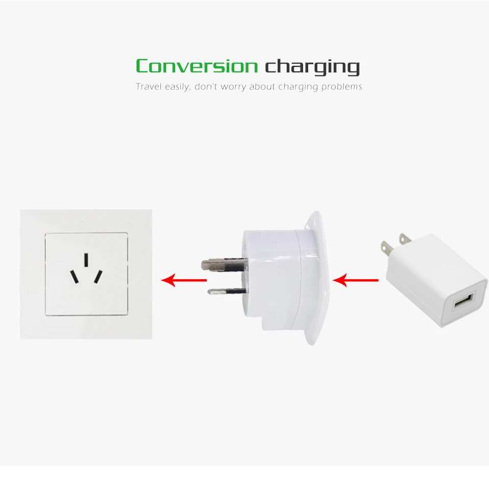 UKUS To AU Adapter Electrical Plug Socket  AC Power Home Australia New Zealand Travel Converter AUS Adaptor 10A 250V (4)