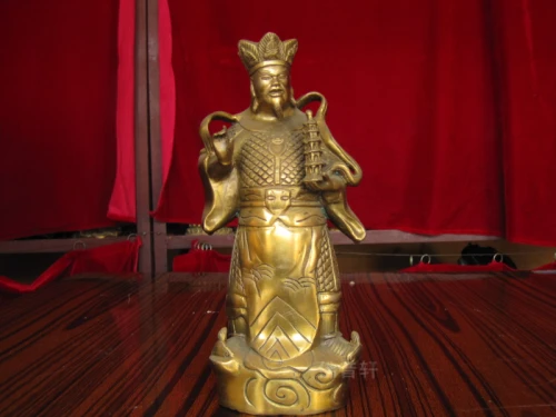 

Bronze gift lovers Art copper Juggernaughts statue buddha feng shui decoration crafts