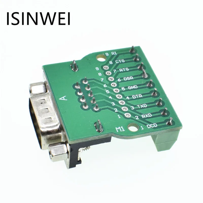Computers/Tablets & Networking DSUB DB9 Male To 9Pin Terminals Adapter RS232 Serial Breakout