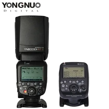

YONGNUO YN600EX-RT II Master HSS Flash Speedlite +YN-E3-RT II Speedlite Transmitter for Canon 5D3 5D2 7D 6D 70D 60D 650D Camera