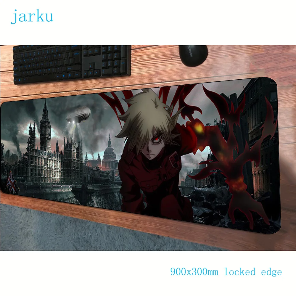 Hellsing коврик для мыши 900x300 мм коврики locrkand Компьютерные аксессуары Мыши игровые