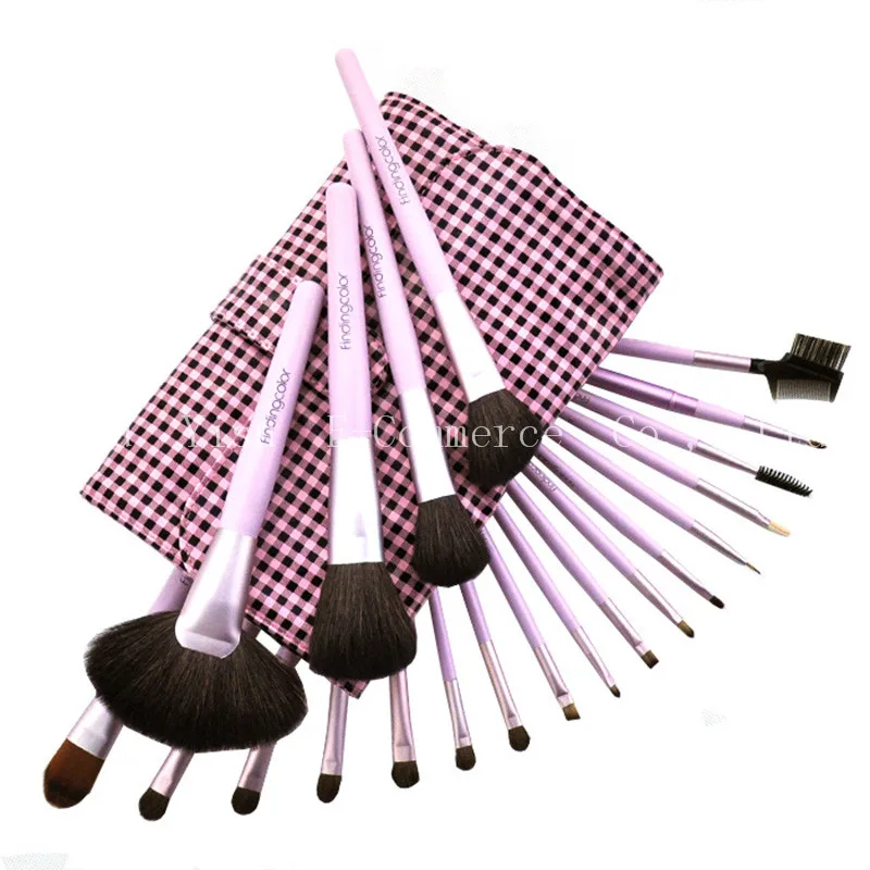 Haig Pink 21 pcs/set Makeup Brushes Powder Concealer Foundation Powder