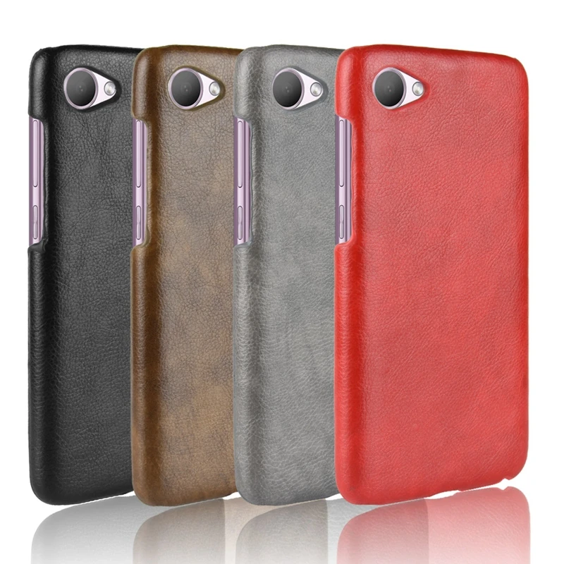 

High quality Litchi Cases For HTC Desire 12 Dual SIM 16GB 32GB 5.5"Cover Leather PC hard Case For htc Desire 12 Desire 12 Coupe