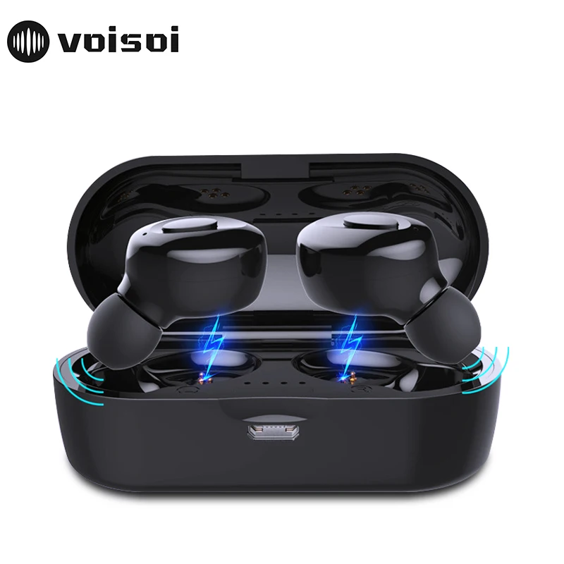 

XG15 TWS 5.0 Wireless Bluetooth Earphone Power In Ear Mini Earbuds HiFi 3D Stereo Sport Earphone IP5 Waterproof Headset Headfree