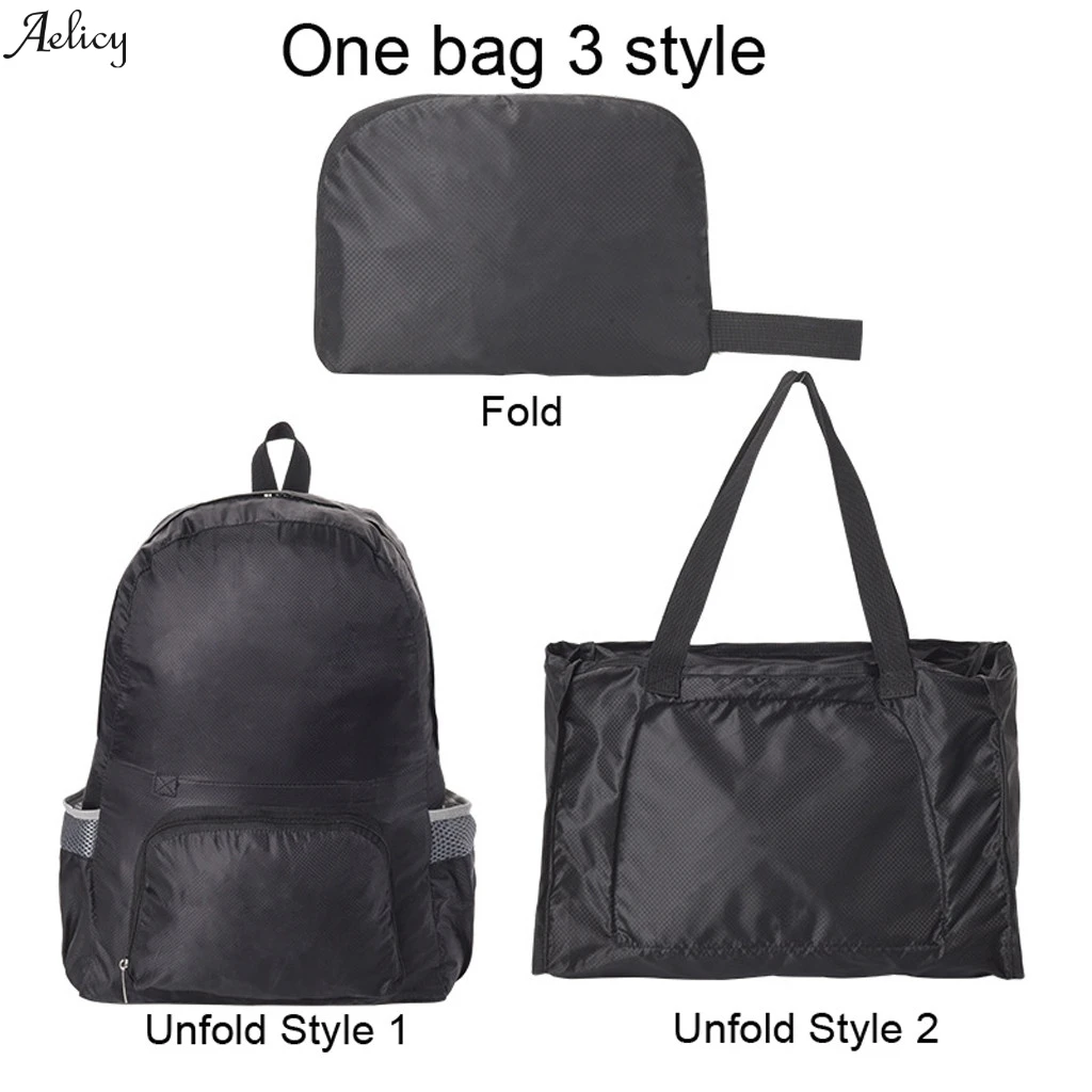 

High Quality Patchwork Zipper Mini New Women's And Men's Light And Foldable Amphibious Mountaineering Bags Backpacks