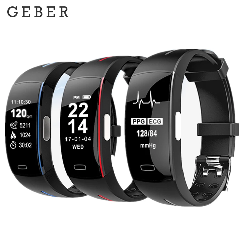 

Smart Fitness Bracelet Intelligent Push Message 50 Words Blood Pressure Heart Rate Monitor pk for TEZER R66 Wristbands bracelet