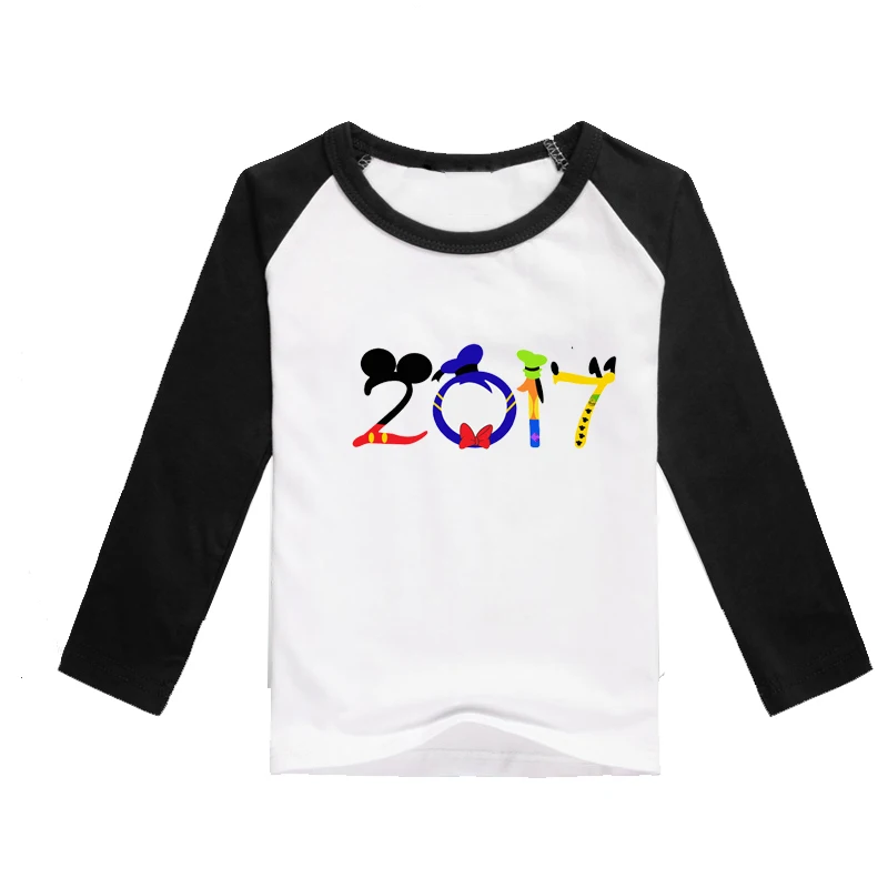 2017 raglan black t shirts top baby children full shirts high quality tee shirts
