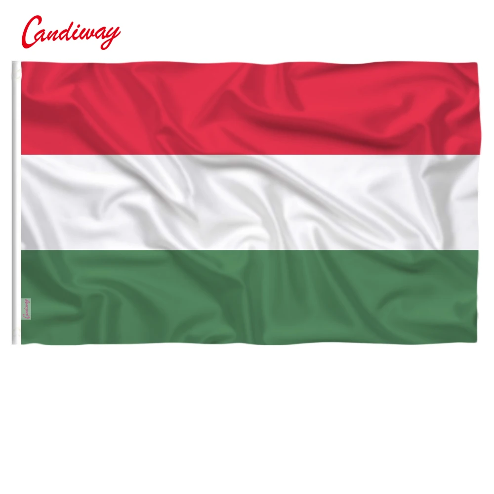 

90 x 150cm The Hungarian polyester flags Hungary flags and Indoor and outdoor decoration