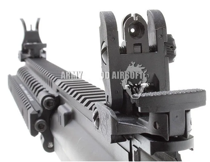 tactical arms polymer 71l front rear sight button latches flip up