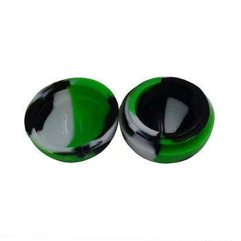 

100Pc Non-Stick Food Grade Ball Silicone Wax Dab Containers 7ml Non Stick Wax Oil Multi Use Storage Dab wax Jar, Assorted Colors