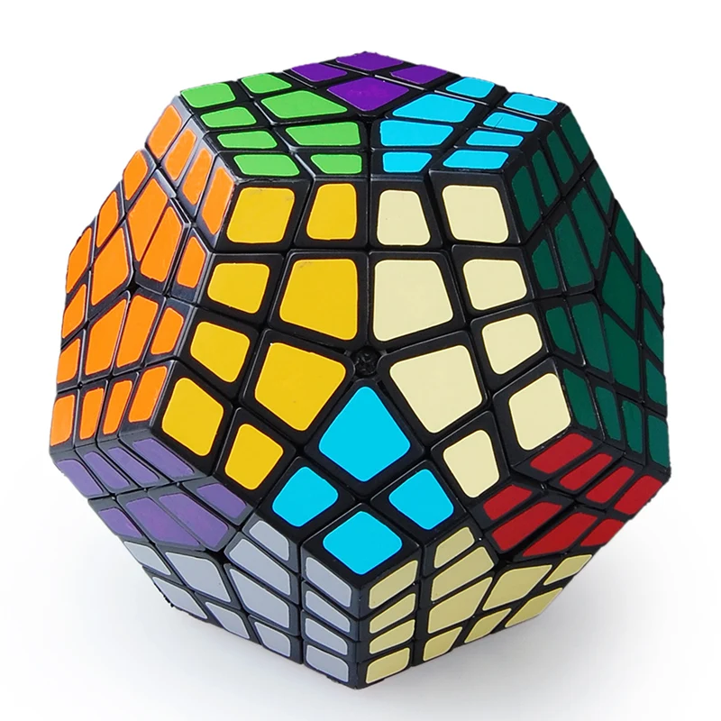 LeadingStar MF8 Megaminx Magic Cube Puzzle Black Educational Kids Toy cubo magico zk30