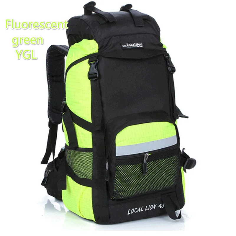45L Hot Sale Unisex Outdoor Climbing Backpacks Waterproof Nylon Travel font b Sport b font Mountaineering