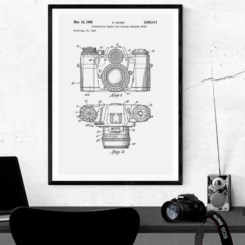 Camera Art Poster Prints