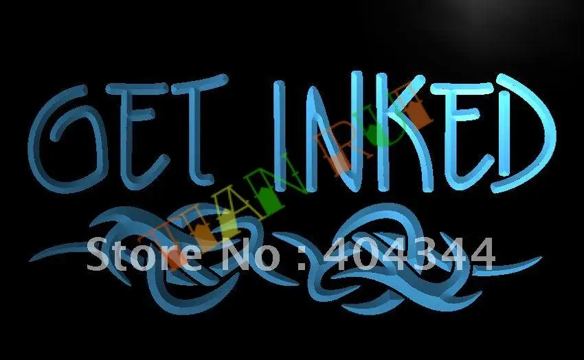 

LB316- GET INKED Tattoo Piercing LED Neon Light Sign