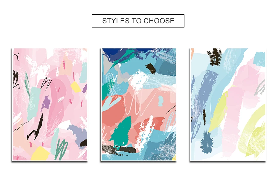 Watercolor Drawing Wall Pictures Nordic Design Posters Home Decoration Brand Waterproof Ink New Painting Diy Home Decor (2)
