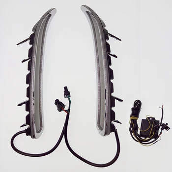 

Car LED Daytime Running Light DRL Fog Lamp Cover for 2010-2014 Buick Regal GS DRL With Yellow Turn Light