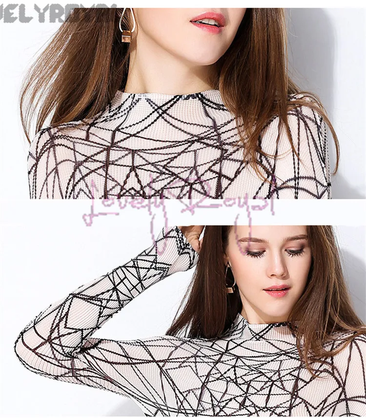 2019 Весна Новый дизайн перспективный сексуальный принт женская футболка, черно-белая Модная рубашка ISSEY MIYAKE эластичная Складная Ткань