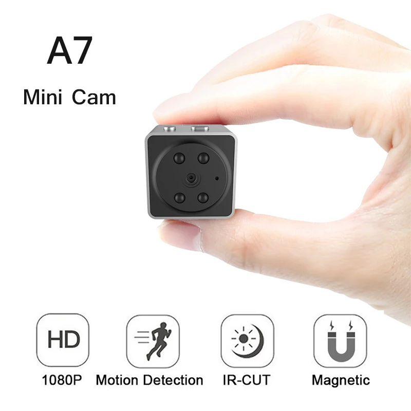 

Full HD 1080P Mini Camera A7 Infrared Night Vision Sports DVR Motion Detection Video Recorder PK SQ11 SQ12