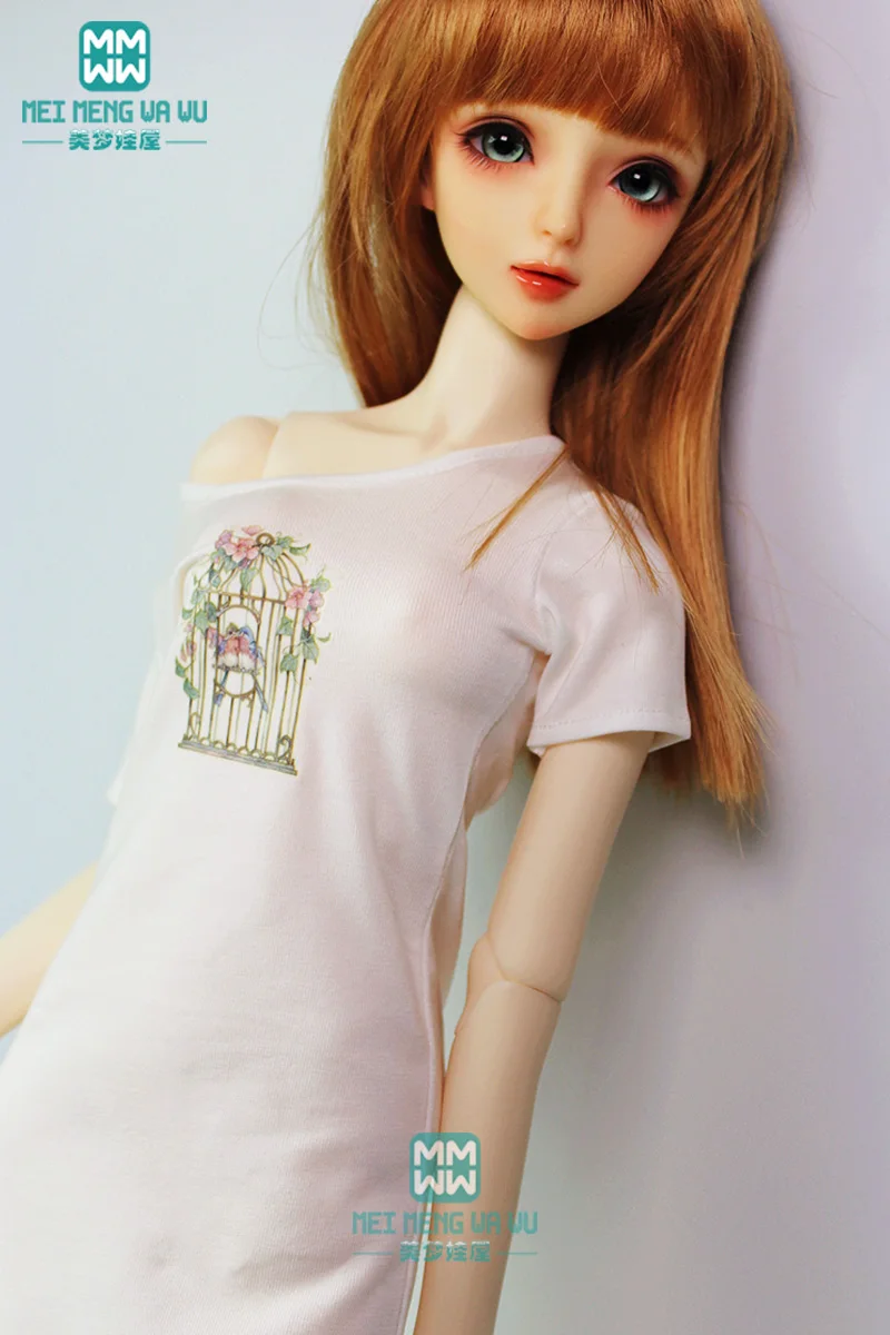 

Аксессуары для BJD 60 см 1/3 BJD кукла модное нижнее белье с принтом темпераментная футболка