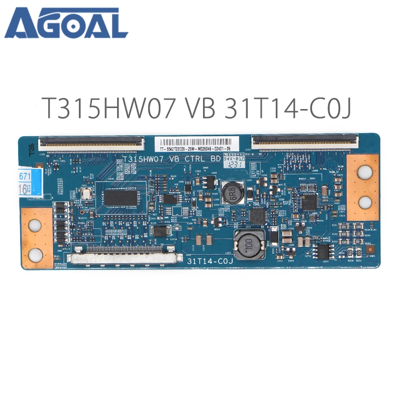 Оригинальная логическая плата T315HW07 VB CTRL BD 31T14-C0J COJ для Светодиодный ТВ управления Лер плата T-con tcon контрольный преобразователь